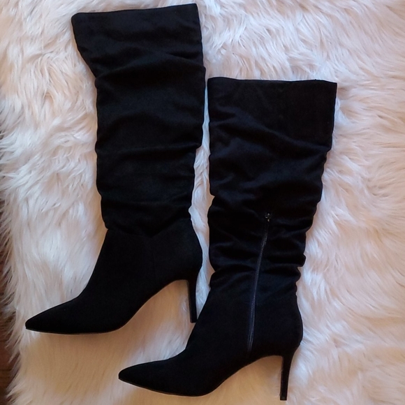 carlos santana knee high boots